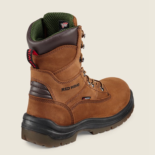 Botas de Trabajo Red Wing Hombre Marrom - King Toe® - 8-Inch Waterproof Soft Toe - 640-WKLMAB